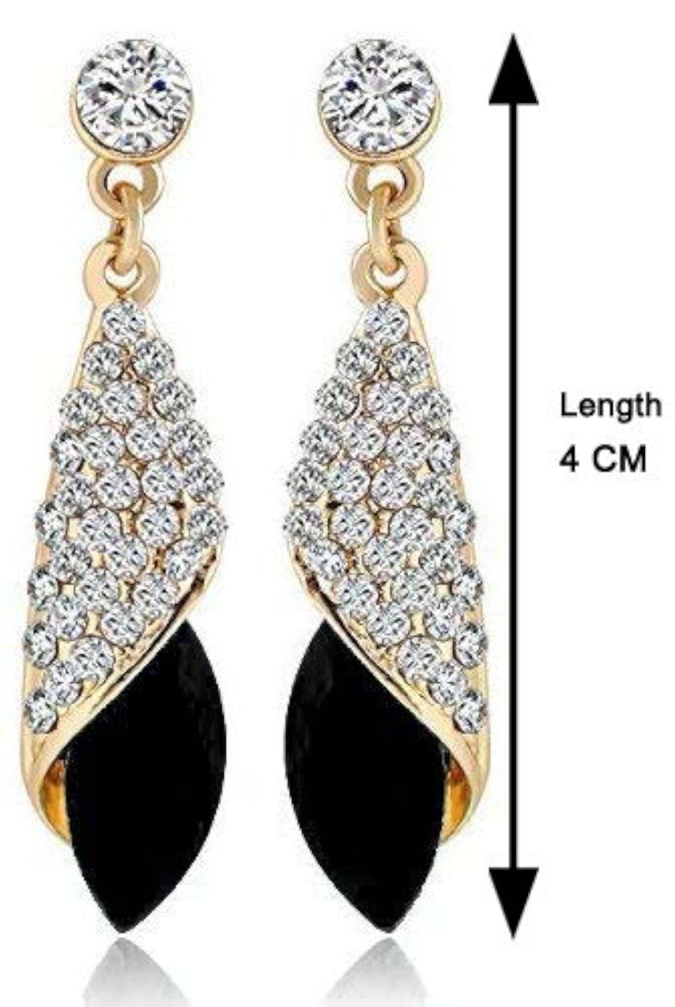 18k Crystal Fancy Earrings